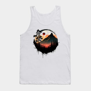 Red Sun Mountain Tank Top